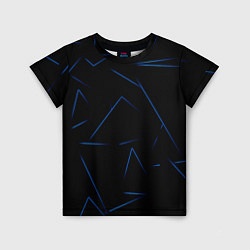 Футболка детская Color blue line, цвет: 3D-принт