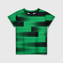 Футболка детская Color green square, цвет: 3D-принт