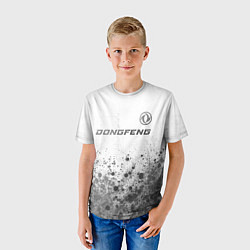 Футболка детская Dongfeng - white gradient посередине, цвет: 3D-принт — фото 2