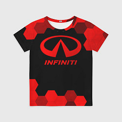 Футболка детская Infiniti - red gradient, цвет: 3D-принт