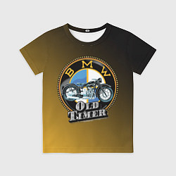 Футболка детская Ретро мотоцикл BMW, цвет: 3D-принт