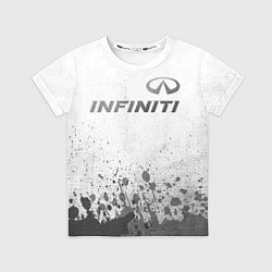 Футболка детская Infiniti - white gradient посередине, цвет: 3D-принт