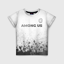 Футболка детская Among Us - white gradient посередине, цвет: 3D-принт