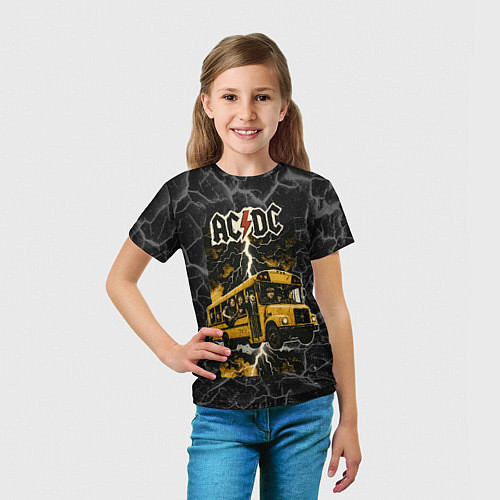 Детская футболка ACDC автобус группы / 3D-принт – фото 5
