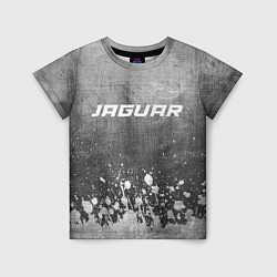Футболка детская Jaguar - grey gradient посередине, цвет: 3D-принт