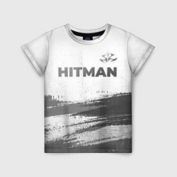 Футболка детская Hitman - white gradient посередине, цвет: 3D-принт