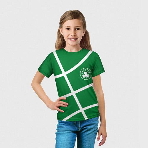 Детская футболка Boston Celtics green / 3D-принт – фото 5
