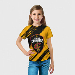 Футболка детская Cleveland Cavaliers NBA, цвет: 3D-принт — фото 2