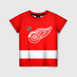 Футболка детская Detroit Red Wings hockey, цвет: 3D-принт