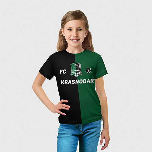 Детская футболка Krasnodar football / 3D-принт – фото 5