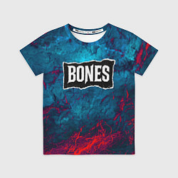 Футболка детская Логотип Bones, цвет: 3D-принт