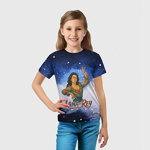 Детская футболка Lana Del Rey танцует / 3D-принт – фото 5