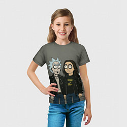 Футболка детская КиШ - Рик и Морти, цвет: 3D-принт — фото 2