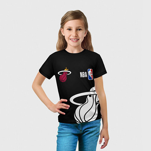 Детская футболка Miami Heat - NBA team / 3D-принт – фото 5