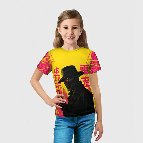 Детская футболка Фредди Крюгер - киберпанк / 3D-принт – фото 5