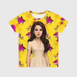 Футболка детская Lana Del Rey образ куклы, цвет: 3D-принт