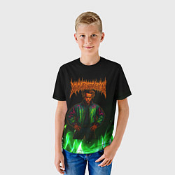 Футболка детская XXXTentacion hardcore, цвет: 3D-принт — фото 2