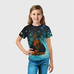 Футболка детская XXXTentacion think about it, цвет: 3D-принт — фото 2