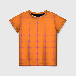Футболка детская Color orange stripe, цвет: 3D-принт