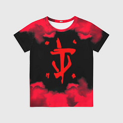 Футболка детская Doom огненные краски, цвет: 3D-принт