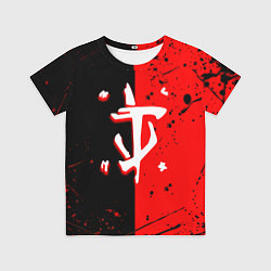 Футболка детская Doom текстура краски, цвет: 3D-принт