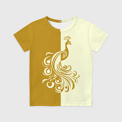 Футболка детская Жар-птица в золотом, цвет: 3D-принт