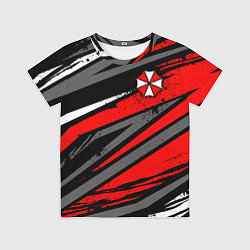 Футболка детская Umbrella - red lines, цвет: 3D-принт