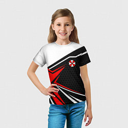 Футболка детская Umbrella - red uniform, цвет: 3D-принт — фото 2