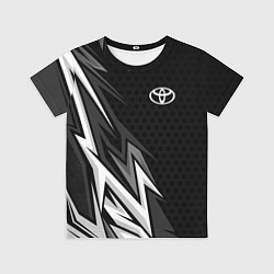 Футболка детская Toyota - монохром, цвет: 3D-принт
