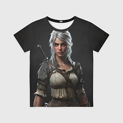 Футболка детская Цири Ведьмак, цвет: 3D-принт