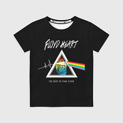 Футболка детская Pink Floyd сердце, цвет: 3D-принт