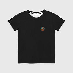 Футболка детская Motocross mountains, цвет: 3D-принт