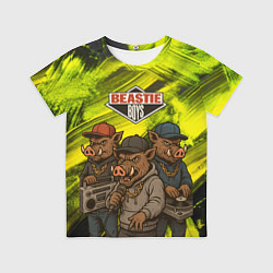 Футболка детская Beastie boys в образе кабанов, цвет: 3D-принт