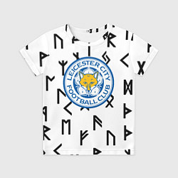 Футболка детская Лестер сити символы митстические, цвет: 3D-принт