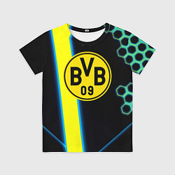 Футболка детская Borussia соты броня, цвет: 3D-принт
