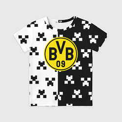 Футболка детская Borussia pattern minecraft, цвет: 3D-принт