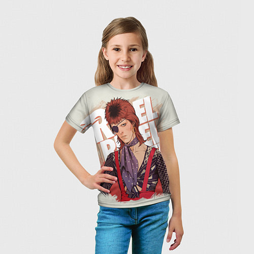 Детская футболка David Bowie Rebel Rebel / 3D-принт – фото 5