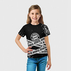 Футболка детская Бавария Мюнхен x Ювентус, цвет: 3D-принт — фото 2