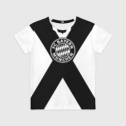 Футболка детская Бавария Мюнхен полосы, цвет: 3D-принт