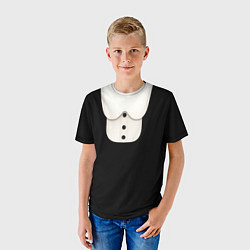 Футболка детская Девочка Уэнздей Аддамс, цвет: 3D-принт — фото 2