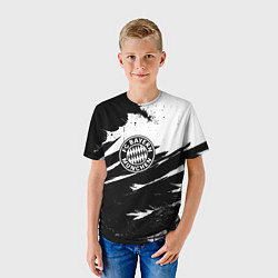 Футболка детская Бавария Мюнхен крылья краски, цвет: 3D-принт — фото 2