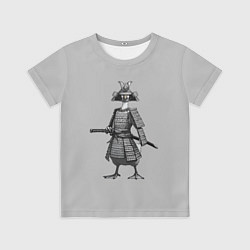 Футболка детская Гусь-самурай с катаной, цвет: 3D-принт