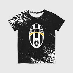 Футболка детская Ювентус черепа краски, цвет: 3D-принт