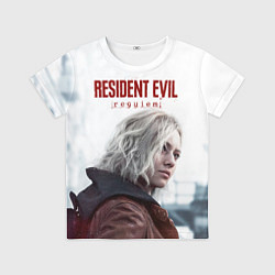 Футболка детская Грейс Эшкрофт Resident evil requiem, цвет: 3D-принт