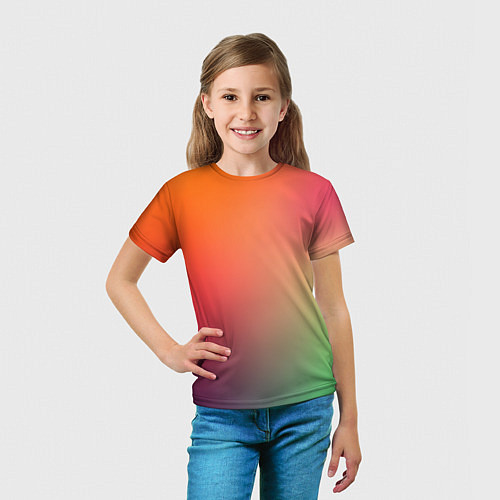 Детская футболка Color multicolored / 3D-принт – фото 5