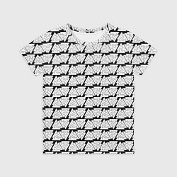 Футболка детская Символы валькнут как защитная кольчуга, цвет: 3D-принт