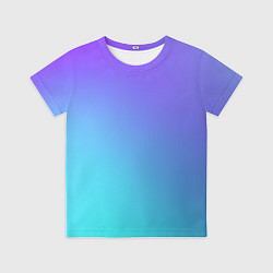Футболка детская Color multi-colored gradient, цвет: 3D-принт
