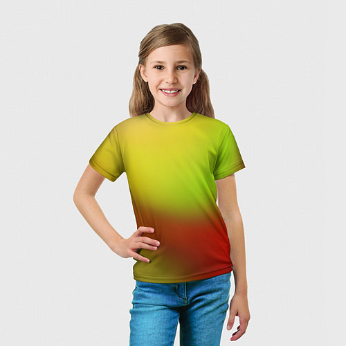 Детская футболка Color multicolored gradient / 3D-принт – фото 5