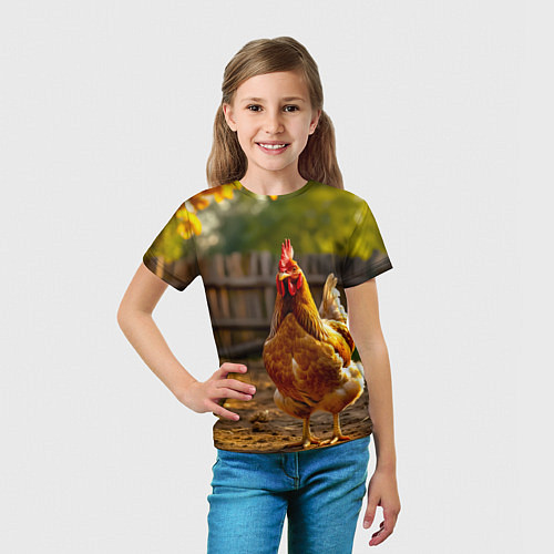 Детская футболка Золотой хранитель двора / 3D-принт – фото 5