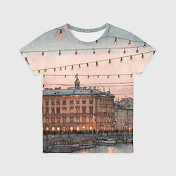 Детская футболка Новогодний зимний Питер